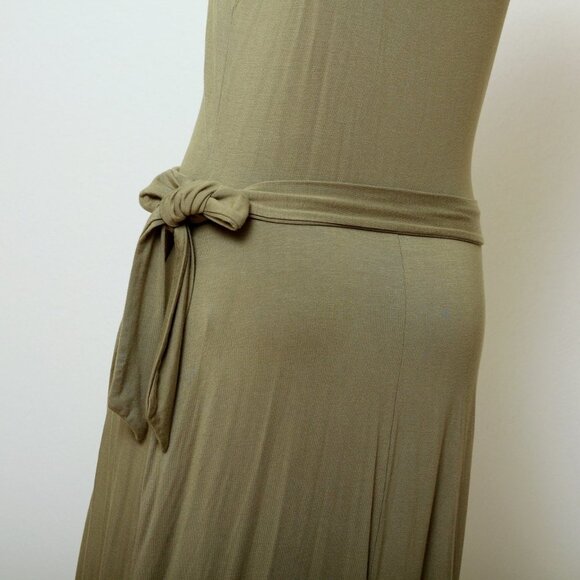 NWT And Now This Knit Sleeveless Wrap High Low Midi Dress - Picture 10 of 15